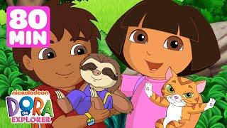 Dora the Explorers Baby Animals Rescues & Adventures  80 Minute Compilation  Dora & Friends