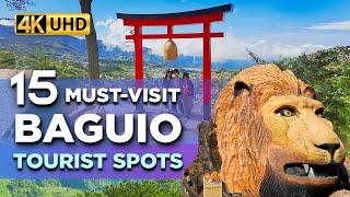 TOP 15 Must-Visit Tourist Spots in BAGUIO Philippines UPDATED 【4K】
