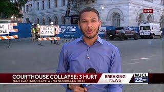 Collapse at Savannah federal courthouse 530 p.m. update