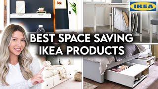 10 BEST IKEA PRODUCTS FOR SMALL SPACES  SPACE SAVING IDEAS