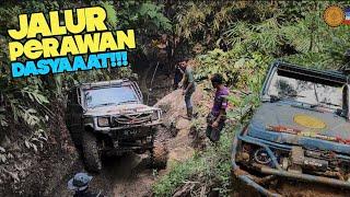 BUKA JALUR BARU PERDANA BISA DILEWATIN MOBIL OFFROAD. SBC OFFROAD TRACK  SBC GARAGE 4x4