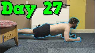 Planking Every Day For 30 Days Weight Loss Time Lapse