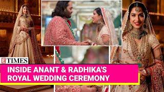 Anant Ambani Marries Radhika Merchant Varmala To Pheras- Unseen Moments Of The Glamorous Wedding