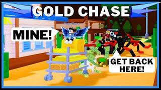 STEALING GOLD & EXPLODING BANK VAULTS Trolling In Build A Boat ROBLOX