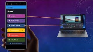 1 APP Share phones screen and camera remotely to pc and OBS Android+ios+win free + 4K