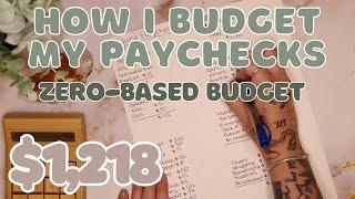 How I Budget My Paychecks  Zero Based Budget System  June Paycheck #4  24 Year Old Budgets