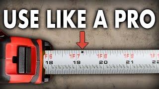 Most homeowners dont know this how to use a tape measure like a pro.