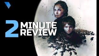 A Plague Tale Innocence  Review in 2 Minutes