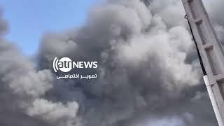 Huge fire in Herat Customs food and non-food items warehouses  آتش‌سوزی بزرگ در گدام‌های گمرک هرات