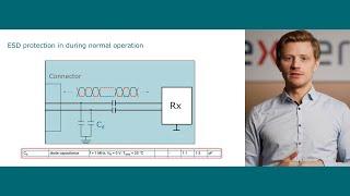 What is the capacitance of an ESD protection device and why is it important?