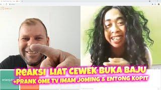 PRANK OME TV  CEWEK BUKA BAJU + MEME ENTONG KOPIT & MUKA SAPI NGAKAK ABIS - HACK CAMERA OME TV