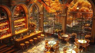 Sophisticated Autumn Cafe Ambience with Smooth Piano Jazz & Bossa Nova Music for RelaxStudyWork