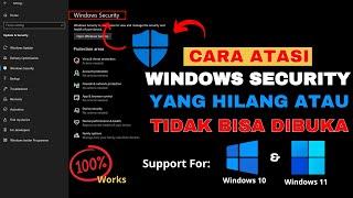 Cara Mengatasi Windows Security Tidak Bisa Dibuka