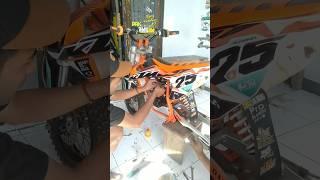 new concept persiapan ajang motocross 50cc spek KTM