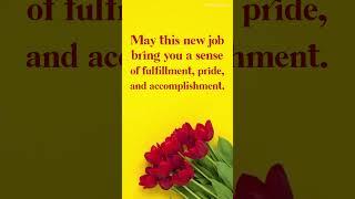 Congratulations Messages For New job