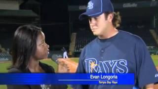 Evan Longorias Catch saves Reporters Life