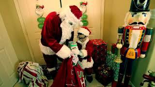 Santa visits Deion for Christmas  Deions Playtime Skits