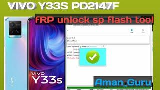 vivo y33s pattern unlock by sp flash tool  vivo y33s frp unlock sp flash tool