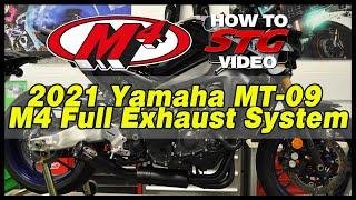 2021 Yamaha MT 09  M4 Full Exhaust System Installation  Sportbike Track Gear