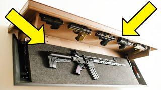 10 Secret Hidden Gun Storage Ideas 2023  MUST SEE to BELIEVE 