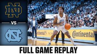 Notre Dame vs. North Carolina Full Game Replay  2023-24 ACC Mens Basketball