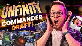 We Commander Drafted Unfinity MTG Draft and Gameplay