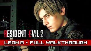 RESIDENT EVIL 2 REMAKE Leon A1st Run – Full Gameplay Walkthrough  No Commentary 【Full Game】