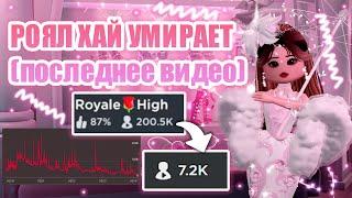 РОЯЛ ХАЙ УМИРАЕТ ЧТО СЛУЧИЛОСЬ С РОЯЛ ХАЙ?? последнее видео  Royale High  роял хай  roblox