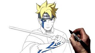 How To Draw Adult Boruto  Step By Step  Boruto