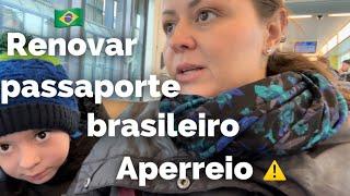 Fomos ao consulado brasileiro em Zurique renovar o passaporte ️