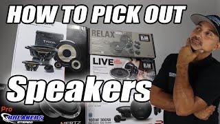 How to pick out the best car stereo system Speaker Episode