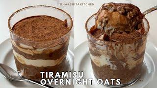 Tiramisu Overnight Oats  Healthy Easy Meal Prep Breakfast