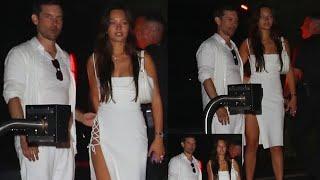 Tobey Maguire Enjoys Cozy Night With Model Lily Chee At 4th Of July Party Before They Leave Together