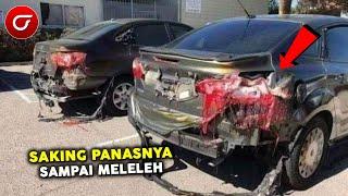 Cuaca Panas Ekstrem Saking Panasnya Jalanan Hingga Mobil Meleleh Semua