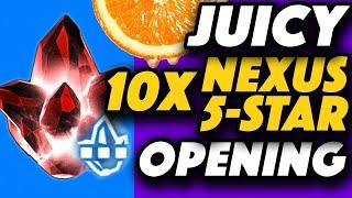 10x NEXUS CRYSTAL OPENING Realm Compensation Crystal Opening