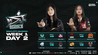 RRQ MIKA VS ALTER EGO NYX  WOMAN STAR LEAGUE S3 REGULAR SEASON WEEK 1 DAY 2