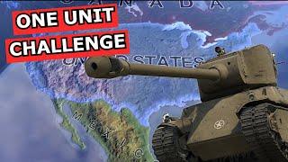 HOI4 Can you Beat the Game With ONE DIVISION Challenge