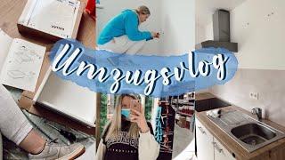 UMZUGSVLOG Erste gemeinsame Wohnung ‍️‍   Roomtour streichen & Kitchen-Makeover