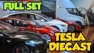 Tesla Diecast Complete Set  Model S 3 X Roadster Semi