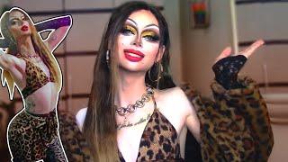 Sexy cougar glam - male to female Drag Transformation Tutorial