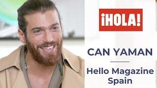 Can Yaman  Speaking English  Hello Magazine Spain  Interview  English   2019