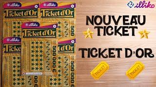 Grattage du ticket Ticket dOr • FDJIlliko ️