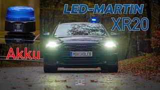 LED Martin XR20 Akku Blaulicht