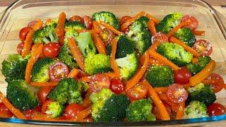 Salat mit Brokkoli den Sie nicht aufhören können zu essen Einfaches und gesundes Abendessen rezept