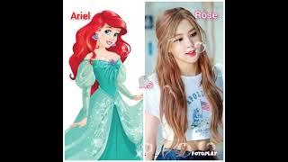 Blackpink As Disney Princess 