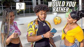 WOULD YOU RATHER ON COLLEGE CAMPUS  Public Interview