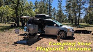 Tips for VAN LIFE Near Flagstaff AZ  Showers Water Groceries & More Info From My Minivan Camper