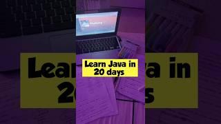 learn java in 20 days #java #students #programming #coding #shorts #shortsvideo