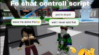 Control chat  Roblox