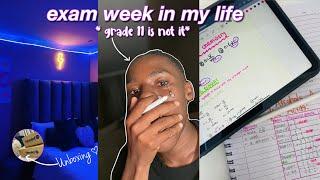 EXAM WEEK IN MY LIFE  AS A STRUGGLING GRADE 11 
